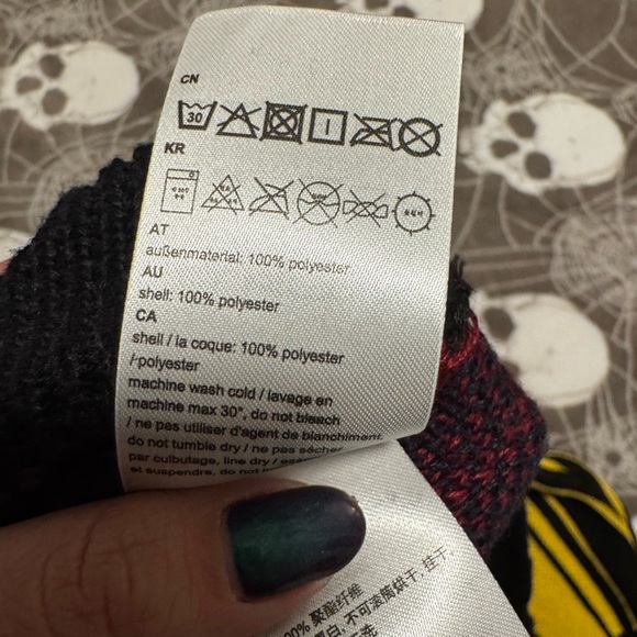 Wesc Multicolor Striped Men's Sweater Unisex Men Large Women X-Large - Picture 7 of 7